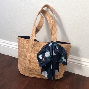 Draper James straw tote